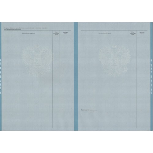 Диплом магистра 1997-2013 типография ГОЗНАК для иностранца